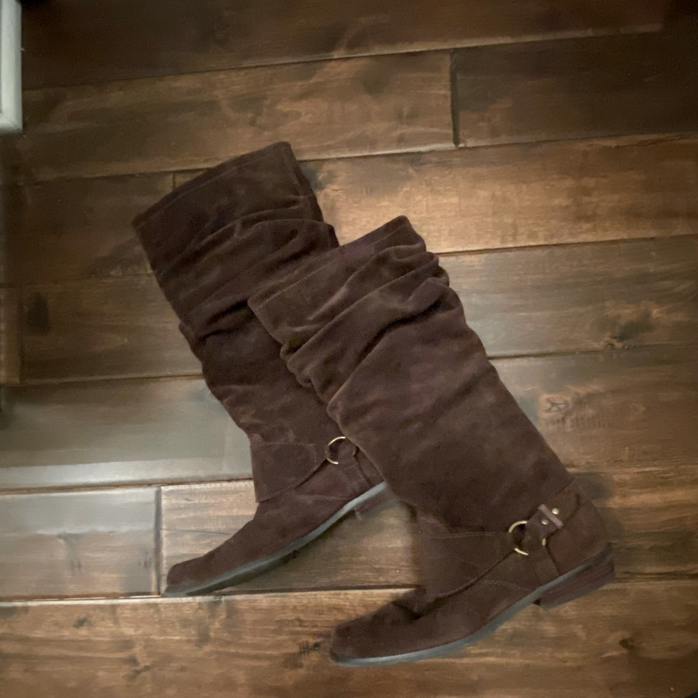 Brown Suede Women's Boots